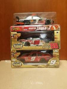 lot 237 image: Selection of 3 124 Nascar racecars - Earnhardt Jr., Truex Jr, and Kayne