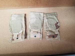 lot 322 image: Selection of 3 Camo Mole II m4, two magazine pouches