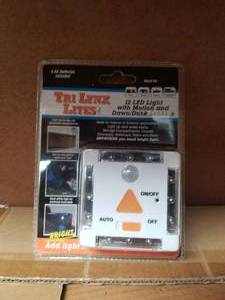 lot 318 image: LYNX 12-LED LIGHT WITH MOTION AND DAWNDUSK SENSORS  White- #00026w - Total of 14
