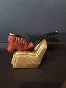 lot 185 image: Vintage Horse Head Estate smoking pipe