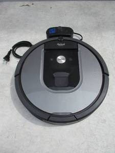 lot 5 image: iRobot Roomba Model 960 Vacuum Cleaner With Charging Docking Station And Power Cord