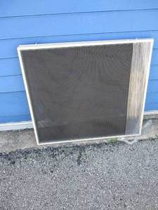 lot 91 image: 4-28-12 x 32 Like New Never Installed Window Screens. Note X The Money