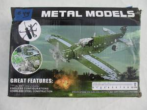 lot 44 image: Lucky Doug Metal Model #9902  Metal Model Airplane Kit, Missing Tool Kit