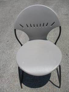 lot 67 image: 6-VERSTEEL CHELA, Stacking Chairs, Lucci Orlandini Design, Made in USA - Note 6- X Money