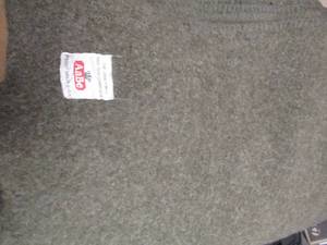 lot 51 image: Vintage- Dutch Army, 100% Wool OD Green Blanket By Motecht Door Eulan, AaBe, NSN 7210-17-056-6516