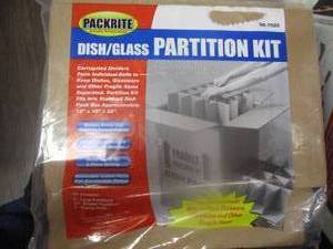 lot 129 image: NIB-2-Packrite #SS-7020 DishGlass Partition Kits, Note 2-X Money