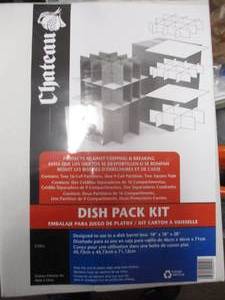 lot 142 image: 3-NIB-Chateau Dish Pack Kits, No Outer Box Included  Note 3-X Money