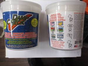 lot 138 image: 2-New-12-Oz. Damp Check- Moisture Absorber, Note 2-X Money