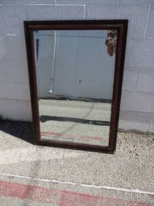 lot 165 image: Wall Mirror, About 28-12 x 40-12