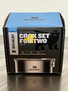 lot 88 image: Stanley Adventure Series Stainless Steel Cook Set for Two (6-piece Nesting Set)