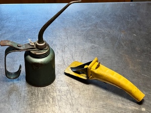 lot 137 image: Vintage Oil Can Opener &amp Spout wOiler Can