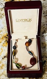 lot 168 image: Chambers Fine Jewelers Lia Sophia Multi-Color Beaded Necklace