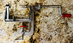 lot 172 image: 15x7 Clamp Down Pam Chef AppleVegetable Peeler