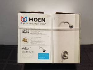 lot 233 image: Moen - Showe only faucet - Adler-L82691SRN - appears never used