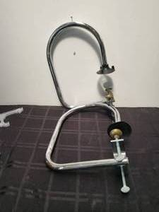 lot 27 image: Pair of stainless-steel waitress stalls
