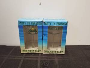 lot 56 image: Pair of Margarita glasses - no salt