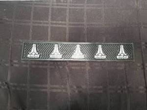lot 69 image: Revolver rubber bardrink mat - 3.5 by 21 - Qty of 2