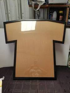 lot 153 image: Jerseyshirts display shadow boxframe - 36 x 32.75