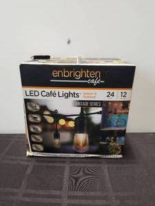 lot 173 image: Enbrighten Cafe LED Cafe lights - indoor or outdoor use