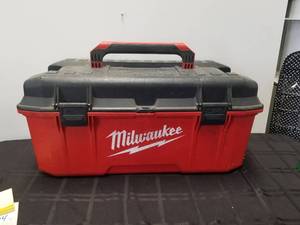 lot 204 image: Milwaukee 26 toolbox - workbox