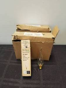 lot 228 image: Selection of 18 Teiber 25w clear Candelabra bulbs