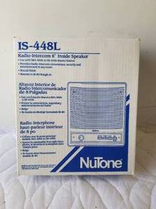lot 245 image: Nutone Radio-Intercom 8 inside speaker - lot of 3