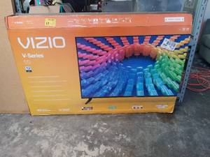 lot 255 image: Vizio - 55 tv - not tested (unknown working condition) - no plug or remote-(can be ordered)