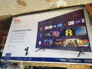 lot 260 image: TCL - 65 tv - not tested (unknown working condition) - no plug or remote-(can be ordered)