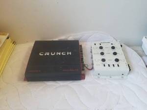 lot 287 image: Crunch 1000-watt power amp and a Pyramid mixer - working conditions unknown