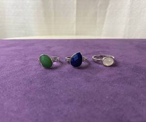 lot 14 image: PREMIER DESIGNS RINGS IN STYLE, DESIGN, AND COLOR(S) SHOWN. (SOLD 3 X THE MONEY)