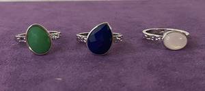 lot 119 image: PREMIER DESIGNS RING IN STYLE, DESIGN, AND COLOR(S) SHOWN. (SOLD 3 X THE MONEY)