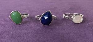 lot 132 image: PREMIER DESIGNS RINGS IN STYLE, DESIGN, AND COLOR(S) SHOWN. (SOLD 3 X THE MONEY)