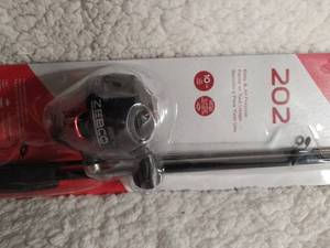 lot 5 image: ZEBCO 202  FISING POLE COMBO UNOPENED