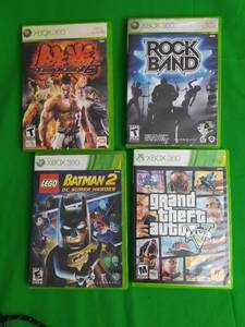 lot 107 image: 4 XBOX 360 GAMES
