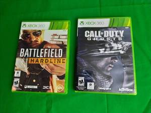 lot 110 image: BATTLEFIELD HARDLINE and CALL OFF DUTY GHOSTS