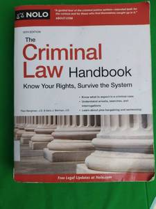lot 116 image: CRIMINAL LAW HANDBOOK