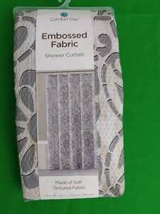 lot 119 image: COMFORT BAY SHOWER CURTAIN
