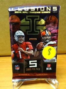 lot 8 image: NEWSEALED 2019 ILLUSION NFL 5 CARD PACK - ROOKIE CHASE $$
