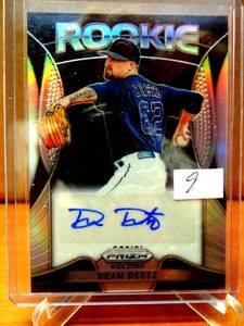 lot 9 image: ROOKIE AUTOGRAPH - DEAN DEETZ 2019 PRIZM ROOKIE AUTOGRAPHS #RA-DD HOUSTON ASTROS $$