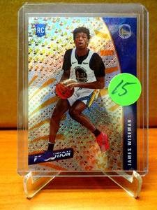 lot 15 image: HOT ROOKIE - JAMES WISEMAN 2020-21 PANINI REVOLUTION ASTRO ROOKIE RC SP #101 - WARRIORS $$$