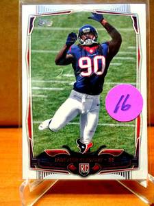lot 16 image: ROOKIE CARD - 2014 Topps Jadeveon Clowney RC Houston Texans #356 $