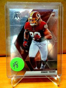 lot 48 image: ROOKIE DEFENSIVE MVP OF YEAR - Chase Young 2020 Mosaic True Rookie Card Mosaic Sp Redskins $$