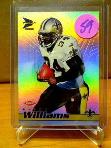 lot 59 image: ROOKIE CARD - 1999 Pacific - Prisms #94 Ricky Williams ROOKIE - New Orleans Saints