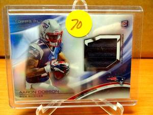 lot 70 image: ROOKIE RELIC - 2013 Topps Platinum Rookie Relic Aaron Dobson #PRR-AD Rookie RC $$