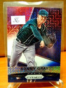 lot 86 image: 2015 Panini Prizm Red White Blue Mojo Sonny Gray Oakland Athletics #138