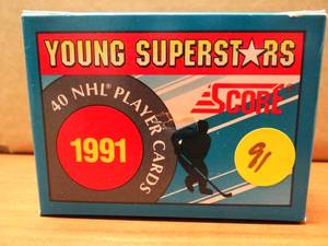 lot 91 image: 1991 SCORE NHL YOUNG SUPERSTARS HOCKEY FACTORY SEALED SET MINT JAGR ROOKIE $$