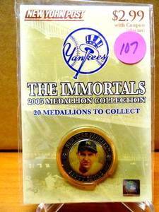 lot 107 image: RARE UNOPENED - New York Yankees Lefty Gomez 2005 Immortals Collectors Medallion $$$