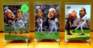 lot 108 image: LOT OF 3 - 2008 UD Presidential Running Mate Predictors #PP11, 12, & 14 ObamaJohn McCain $$$