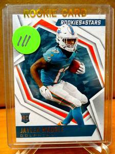 lot 111 image: STAR ROOKIE CARD - Jaylen Waddle 2021 Panini Rookies & Stars Rookie #108 Base Miami Dolphins RC