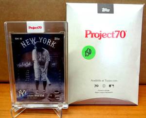 lot 150 image: LIMITED EDITION - 2021 Topps Project 702018 Babe Ruth #3 By DJ Skee  $$$